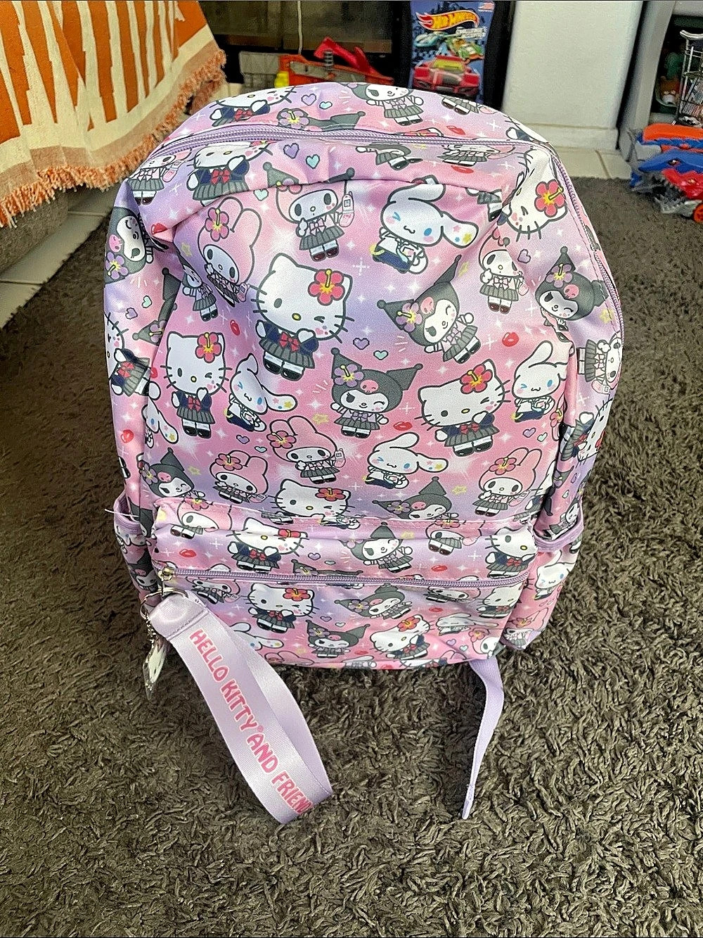 Sanrio Hello Kitty and Friends Basic Backpack Pink & Purple NWT Backpack